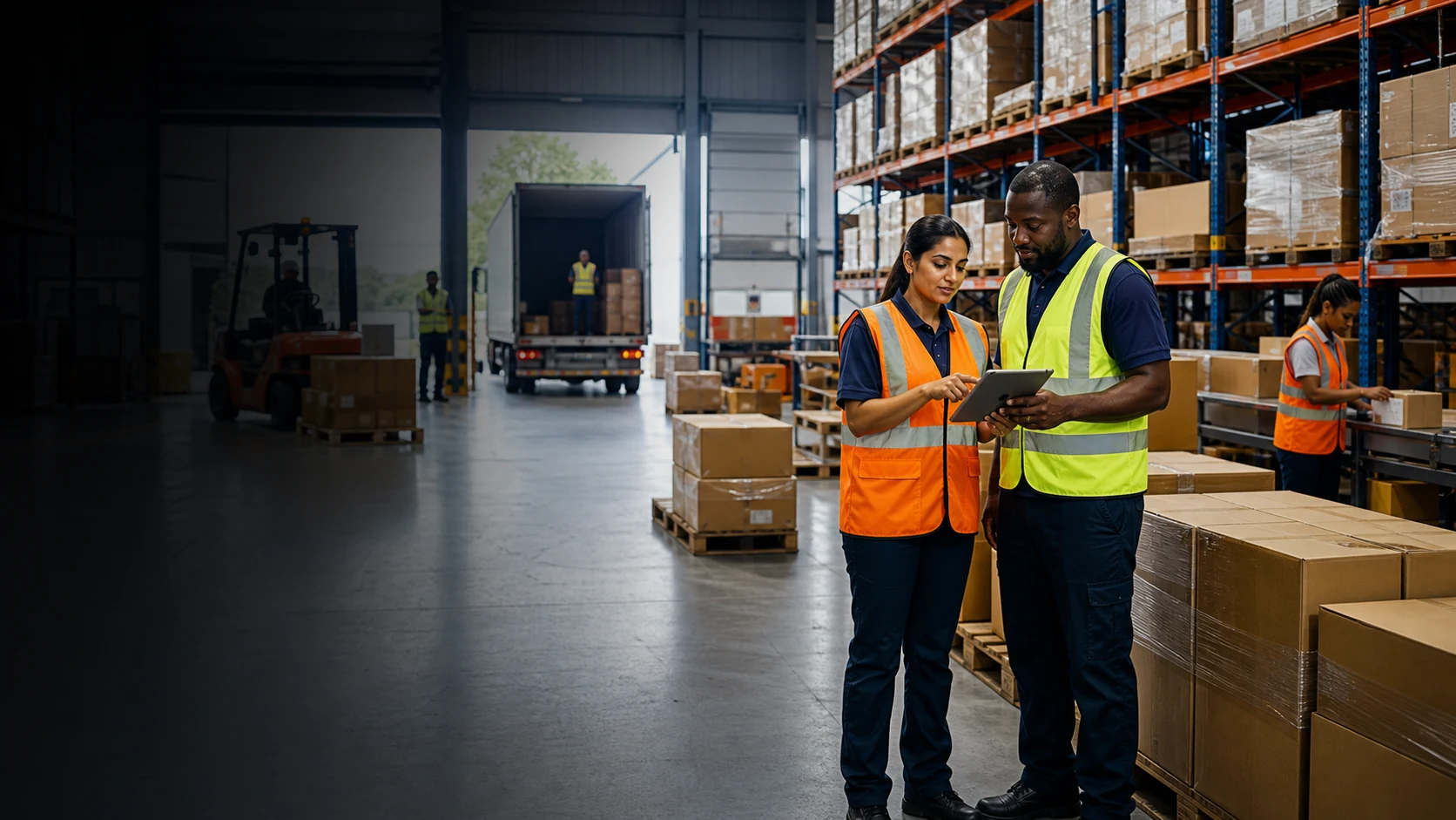 Viraya professionals coordinating warehousing, fulfilment and distribution